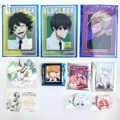 ブルーロック グッズ まとめ売り クリアアートカード 缶バッジ カフェ特典など