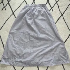 CINEMA CLUB フレアスカート　ロングスカート　チェック　Honeys