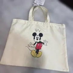 ミッキーマウス エコバッグ アイボリー
