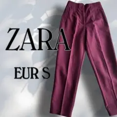 ZARA ザラ パンツ ボトムス パープル EUR S スラックス M相当