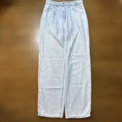 H&M ライトブルー ストレートデニムLOOSE HIGH WAIST １５５㎝