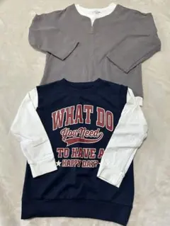2枚セット　長袖シャツ　ロンTシャツ 110サイズ グローバルワーク他