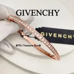 C740/GIVENCHY/ローズゴールド パヴェ クリスタル ブレスレット