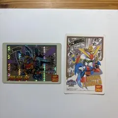 SDガンダム カードダス 2枚セット 闇皇帝 武者Zガンダム