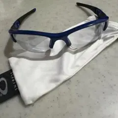 Oakley 青 スポーツサングラス 専用ケース付き