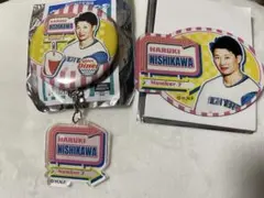 西川遥輝　缶バッジ、マグネットシート、キーホルダー