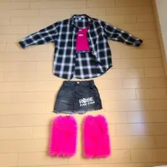 ROSEFANFAN タンクトップ　スカート　シャツ　レッグウォーマー 4点