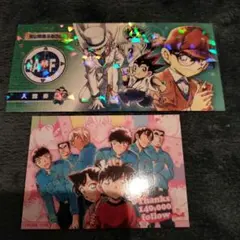 青山剛昌ふるさと館 限定オリジナルカード １枚 警察学校組　毛利蘭　江戸川コナン