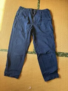 無印良品　カポック混デニムパンツ　Lサイズ