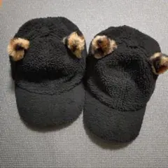 耳付きキャップ　帽子2点セット