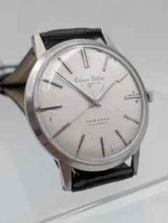 【OH済】CITIZENシチズンデラックス21石SSメンズ腕時計