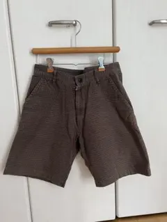 SILASブラウン チェック柄 ショートパンツのサムネイル