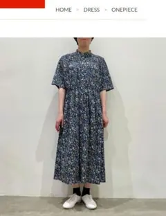 parkes リバティプリント ワンピース　メグミ柄のサムネイル