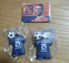 清水エスパルス キーホルダー 缶バッジ アフメドフ選手
