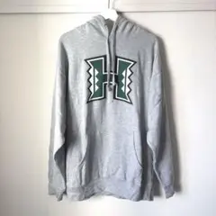 ハワイ大学　ロゴ グレー パーカー XL