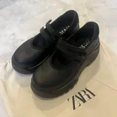 【美品】ZARA バレエ フラット スニーカー 36（23.4cm）1回使用のみ
