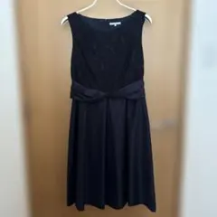 23区 Applause アプローズ ネイビー レースワンピース フォーマル