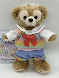 お顔厳選　ダッフィー ぬいぐるみバッジ