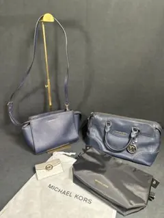 MICHAEL KORS 黒・ネイビー系4点セット バッグ キーケース