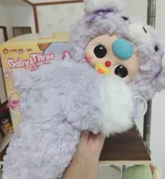 babythree ベイビースリー ぬいぐるみ 400％ バブ ロリータ　水色 Baby three ぬいぐるみ ベイビースリー 400% バブ｜Yahoo!フリマ