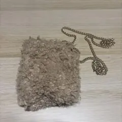 earth music&ecology ベージュショルダーバッグ