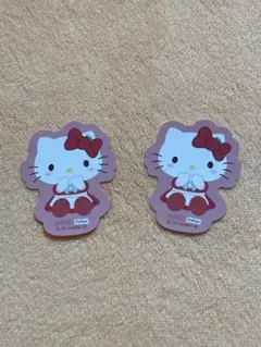 ハローキティ ナムコで推し色ステッカー