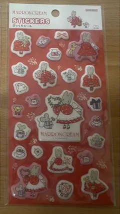 マロンクリーム ぷっくりシール STICKERS サンリオ レトロ