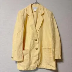 一点もの✨ Lands' End ジャケット 【サイズ8】 イエロー 海外古着のサムネイル