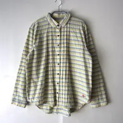 美品　T'bis Studio／ティービススタジオ★　ボーダー　長袖シャツのサムネイル