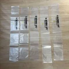 A BATHING APE エイプ 傘用ビニール袋 傘入れ ビニール 5枚セット