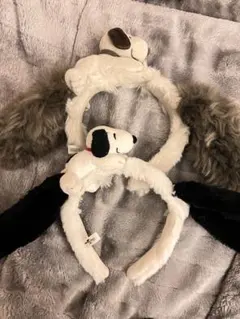 スヌーピーカチューシャ　セット