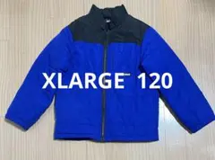 最終値下げ XLARGE ダウンジャケット エクストララージキッズ 青黒 120