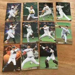 中古　プロ野球チップス　カード　巨人　ジャイアンツ　11枚セット