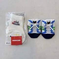 miki HOUSE ベビーソックス セット スニーカー風9-11cm