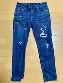 GUESS ダメージ加工ブルーデニムのサムネイル