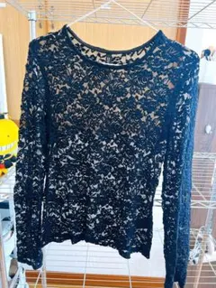 DIVIDED by H&M 黒レース長袖トップス