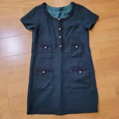 ニット　ワンピース　冬　アンゴラ素材　Mサイズ