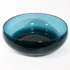 ガラスボウル ブルーグリーン 約17cm ガラス鉢 サラダボウルのサムネイル