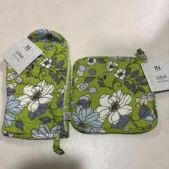 IN HOME JUNA 鍋つかみ 鍋敷き セット