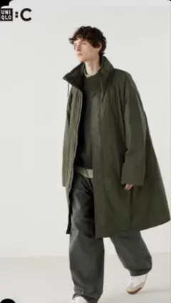 UNIQLO C フーデットコート モッズコート: S サイズ 2024AWのサムネイル