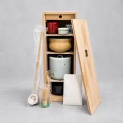 未使用保管品 茶道具一式 12点セット 茶棚 茶碗 水指 棗 茶筅