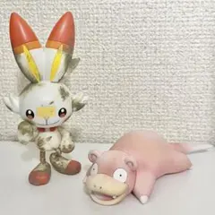 ポケプラクイック ヤドン ヒバニー 塗装済みフィギュア プラモデル リペイント