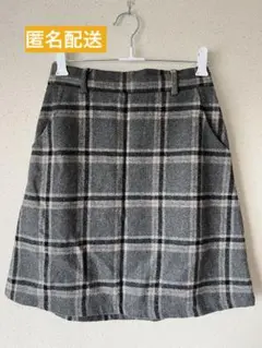 PAGE BOY 膝丈スカート フリーサイズ チェック柄