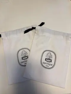 diptyque ディプティック 巾着 ポーチ 2枚セットのサムネイル