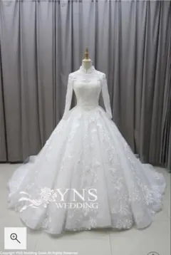 YNS WEDDING 長袖ウェディングドレス　韓国風