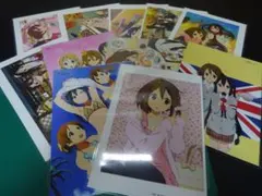 d*2様 けいおん　切抜ラミネート保護品（まとめ売り１２枚）