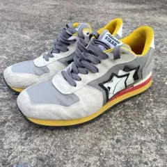 ATLANTIC STARS メンズスニーカー 27.5cm グレー イエロー