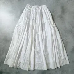 25SS Plage プラージュ ロングスカート ベイクルーズ ホワイト