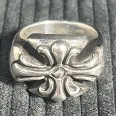 A&G Sterling 初期　クロス　シルバー925 リング　20号　刻印