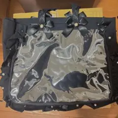 ザッカマート A3 フリルデザイン 痛バッグ 5周年 黒 ブラック 痛バ リボン